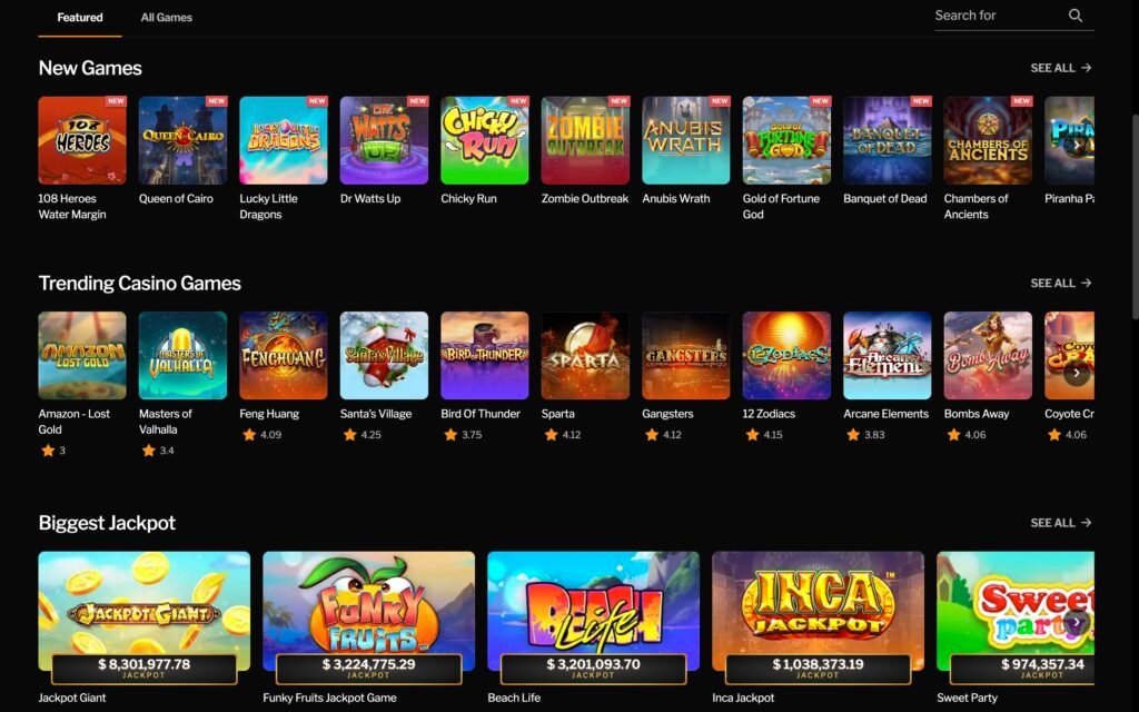 188Bet Casino Game Selection