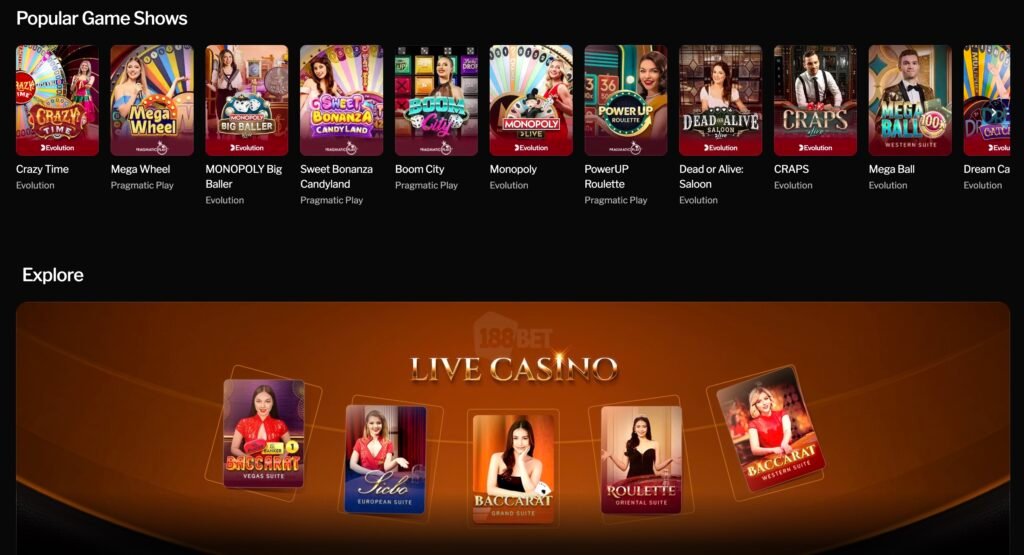 188Bet Casino Bonuses and Promotions