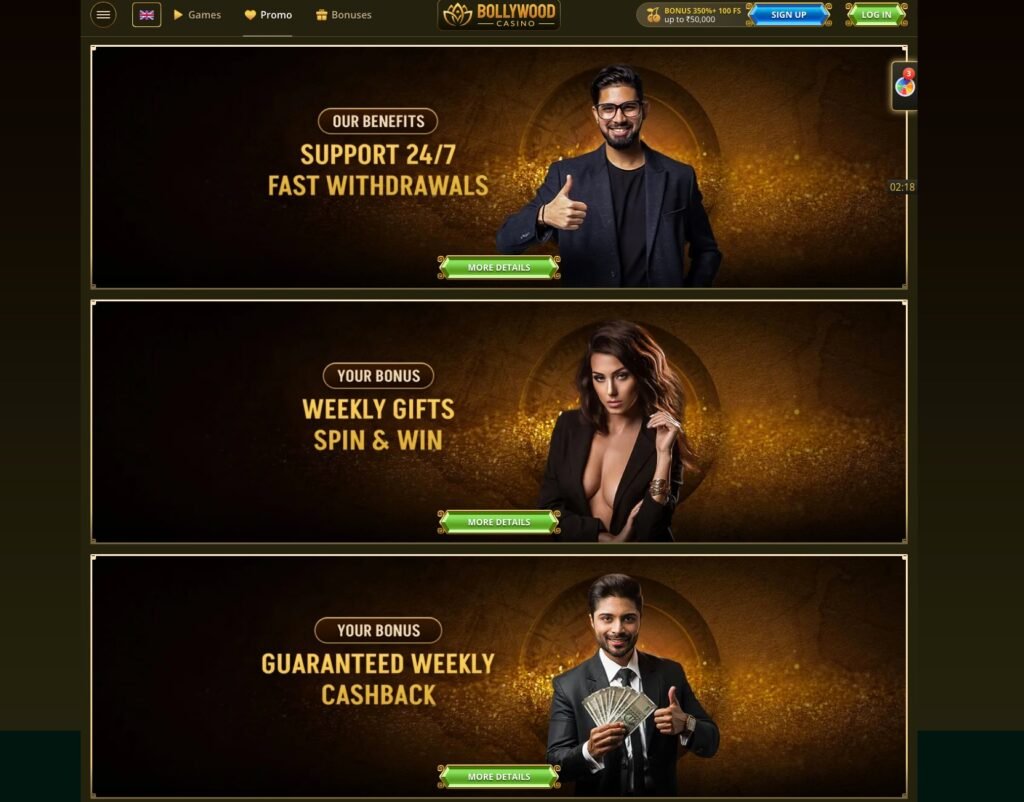 Bollywood Casino Bonuses and Promotions