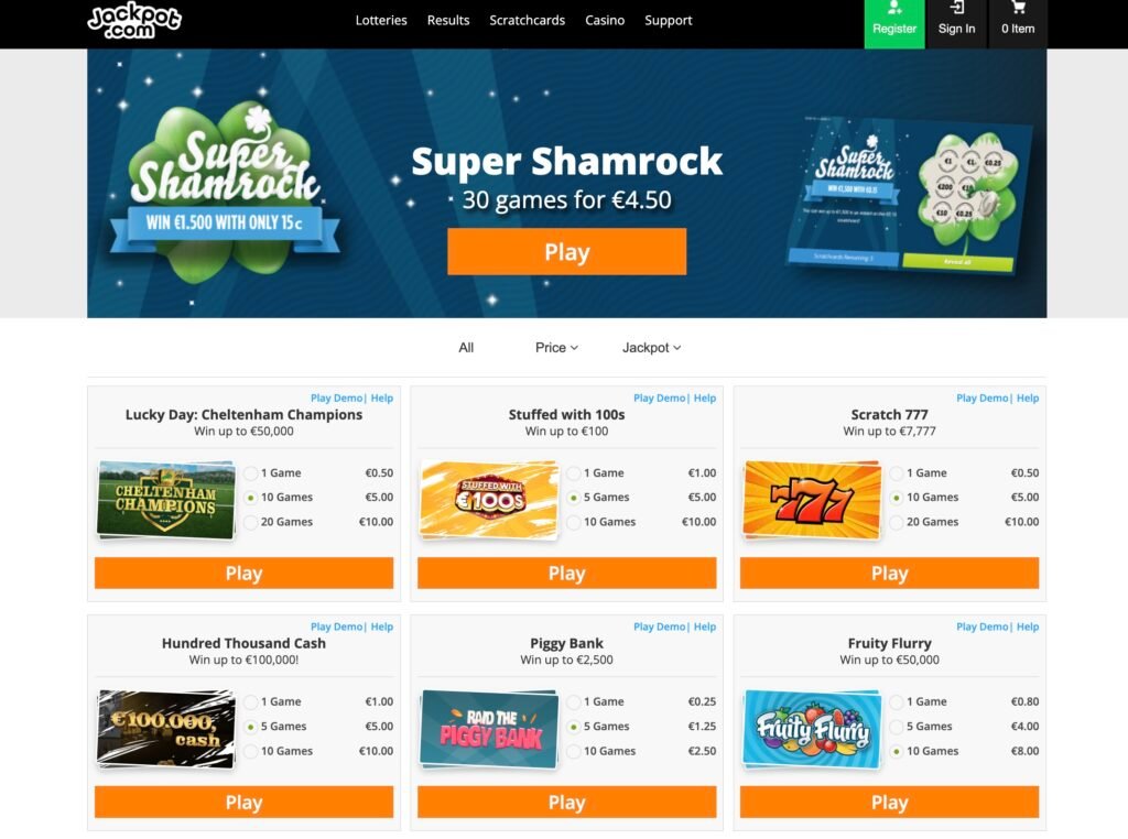 Bonuses and promotions offered by Jackpot.com Casino