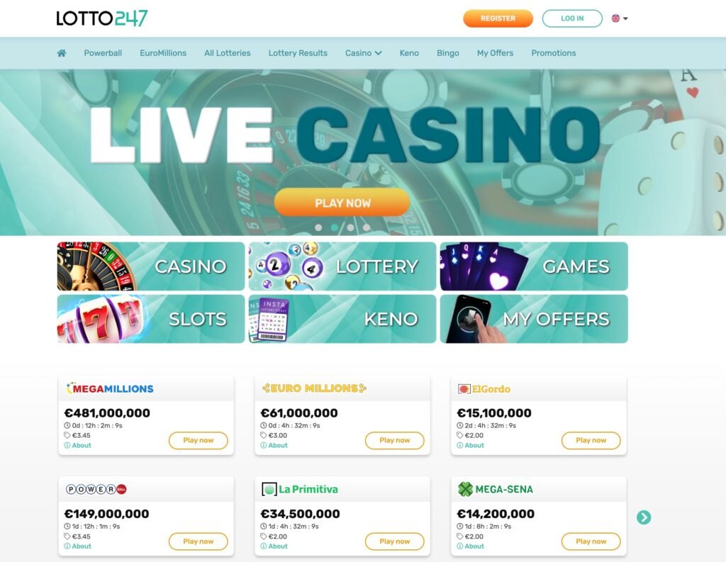 Background of Lotto247 Casino