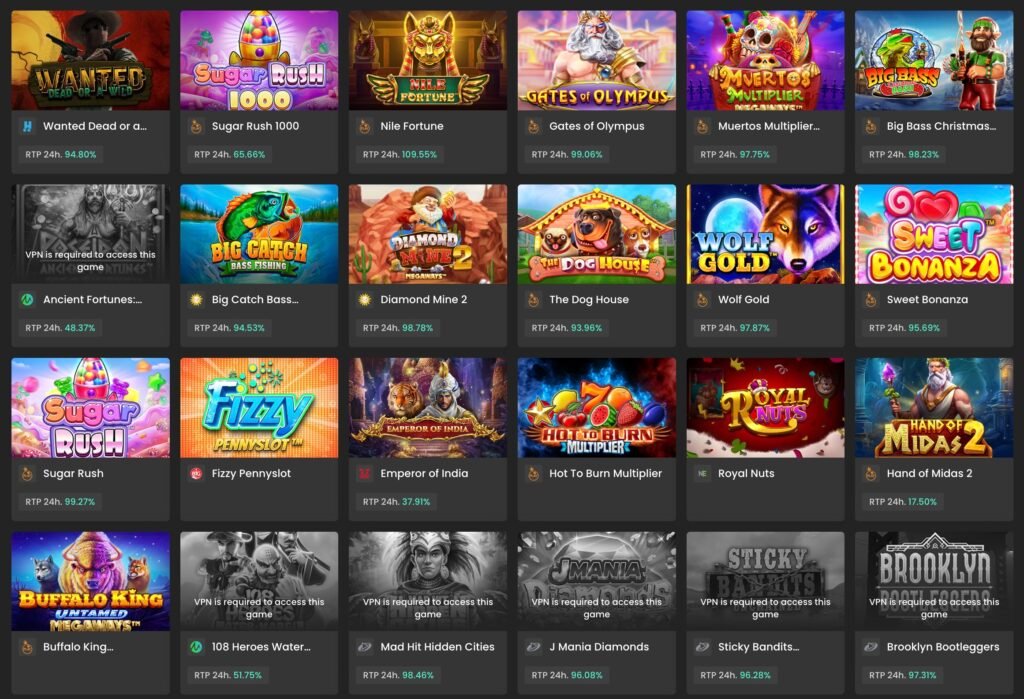 Overview of M88 Casino's games and features