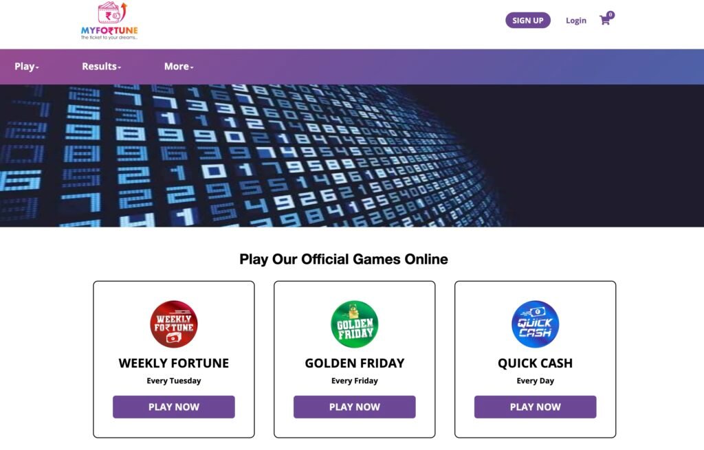 Games Offered at My Fortune Lotto Casino