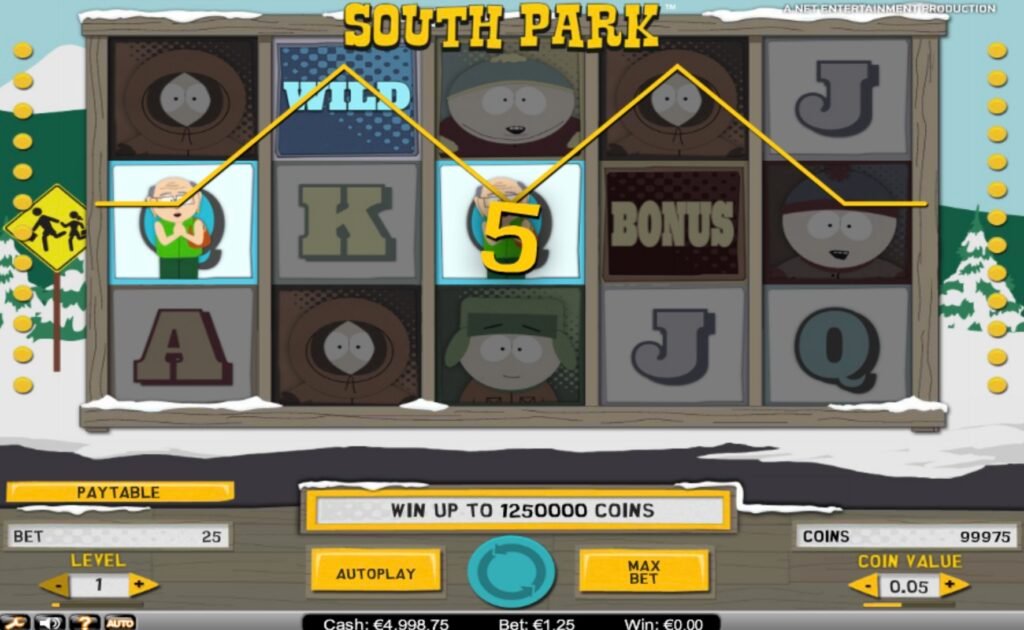 Bonus Rounds in South Park Slot