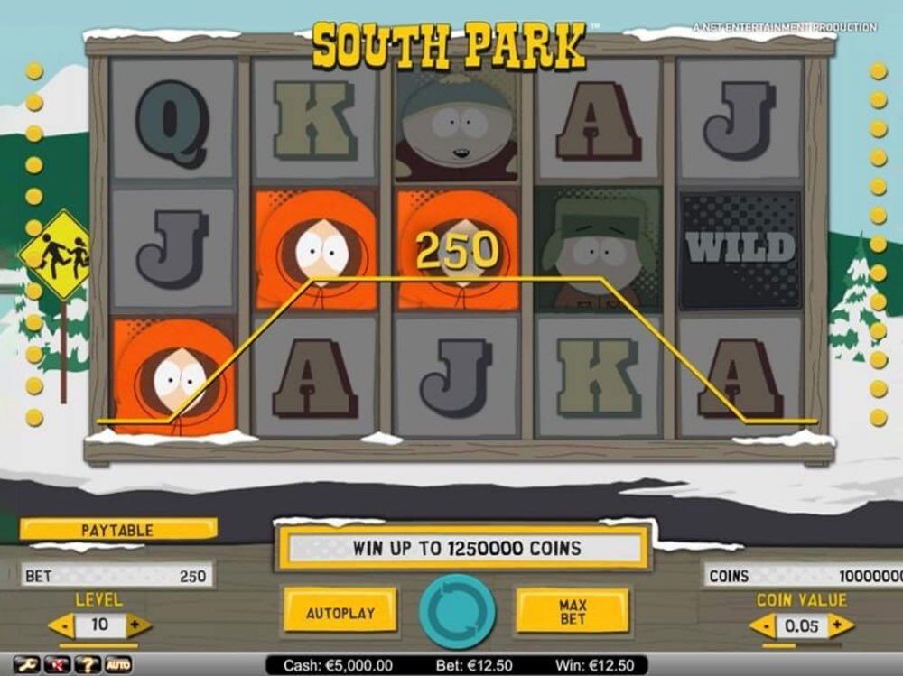 Jackpot Options in South Park Slot