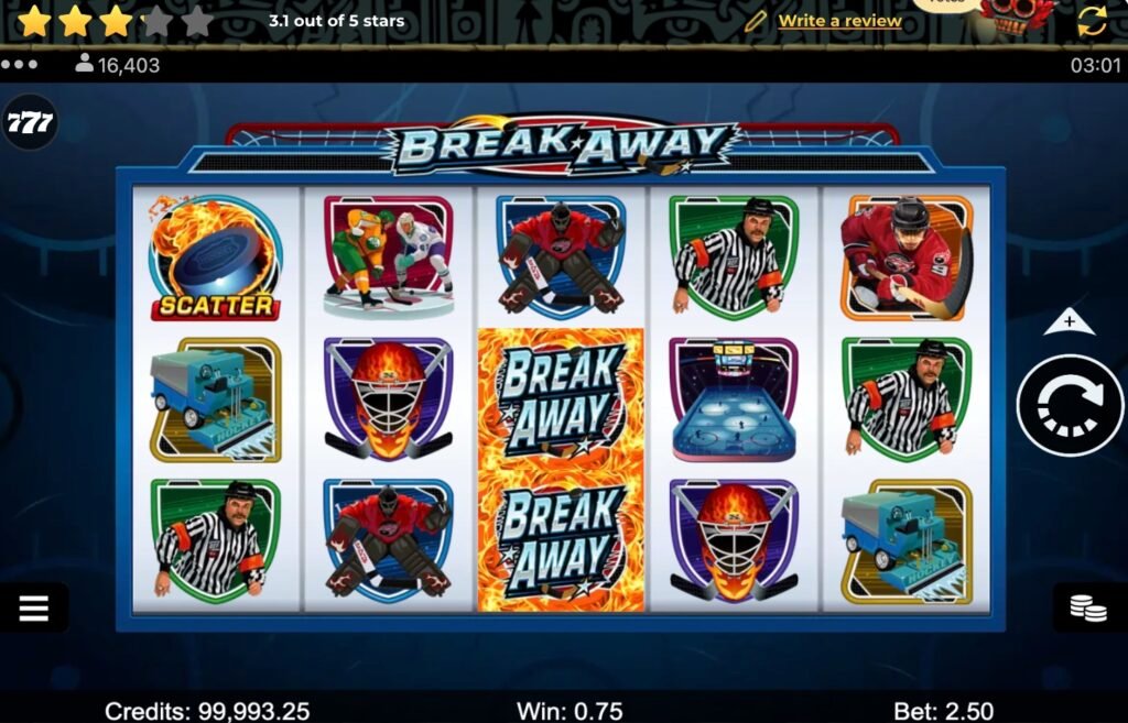 Special Features In Break Away Slot