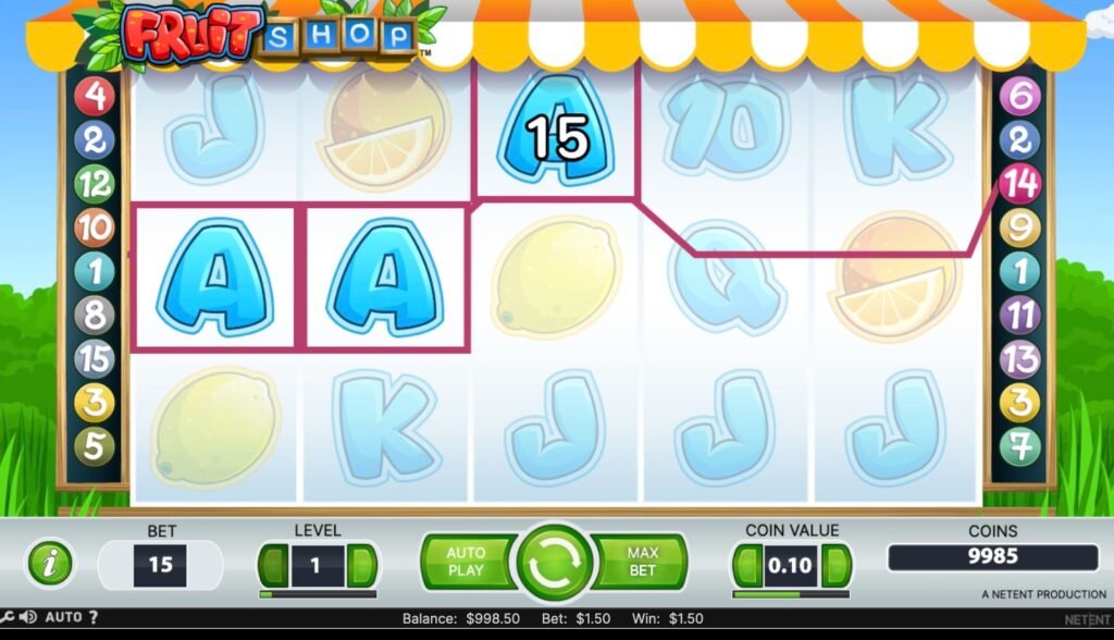 The Symbols Used In Fruit Shop Slot