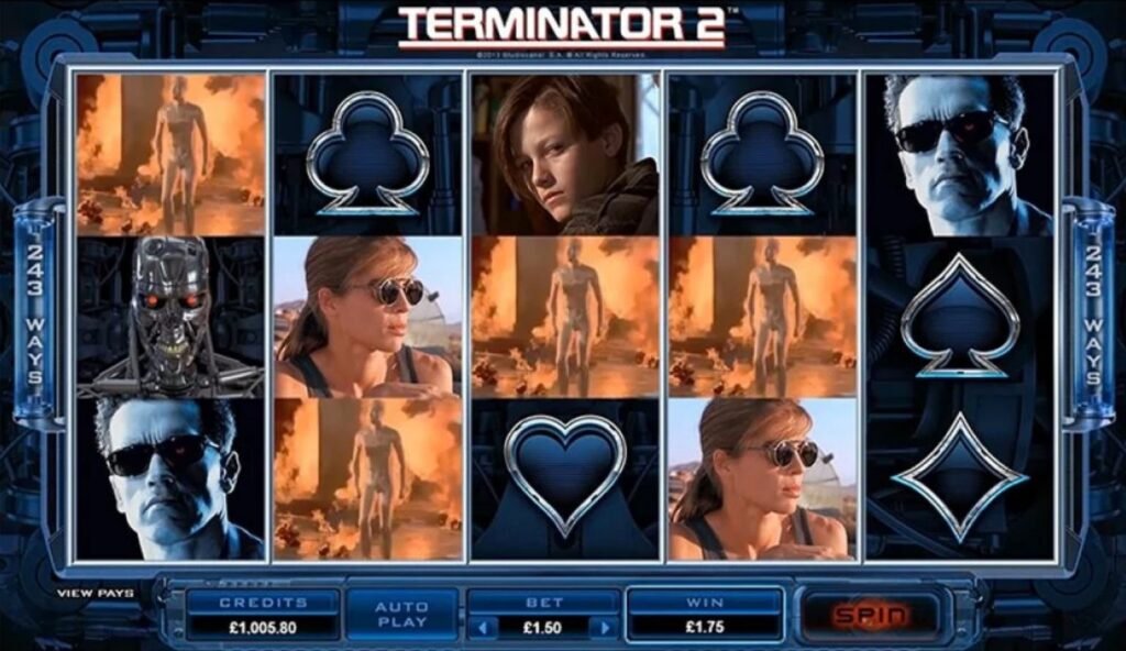 Terminator 2 Slot Bonus Features